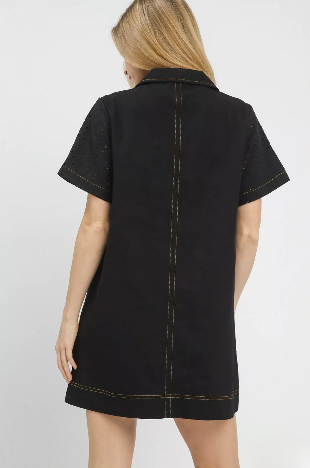 Saddle Lace Mini Dress