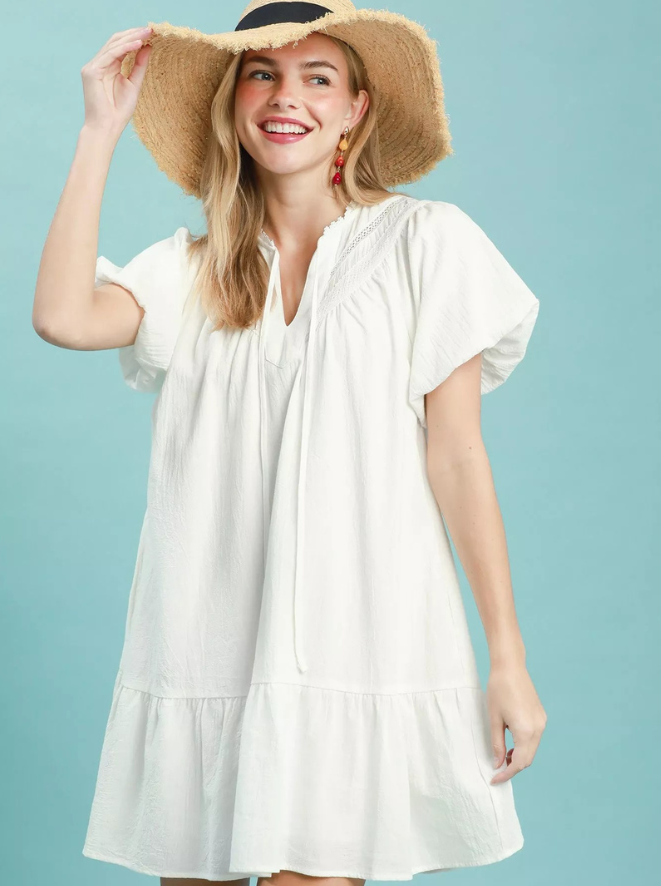 Emily Ruffle Mini Dress