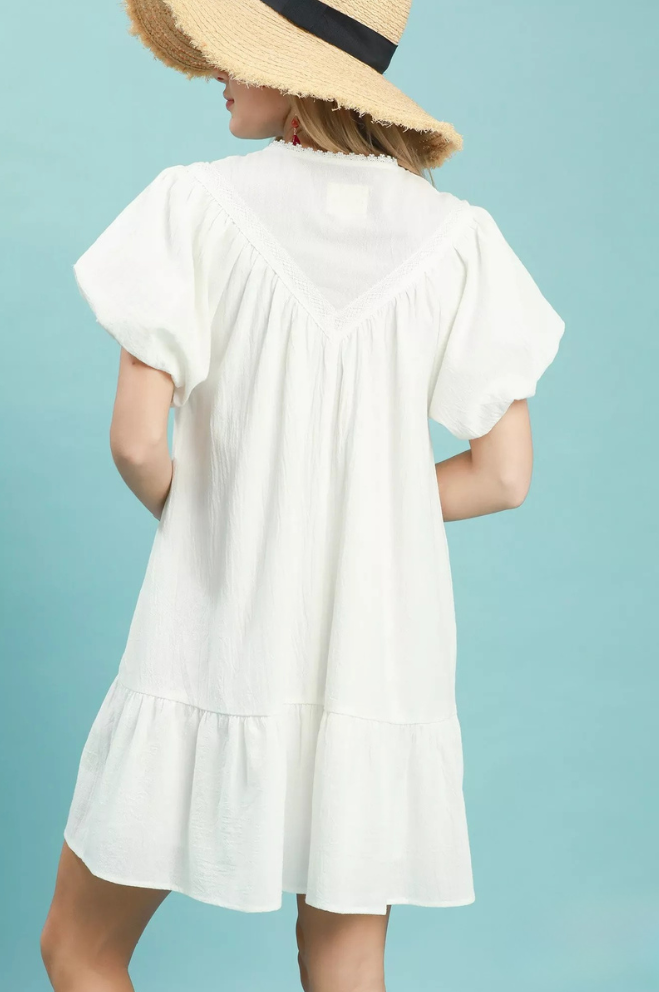 Emily Ruffle Mini Dress