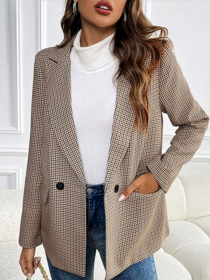 Victoria Houndstooth Blazer